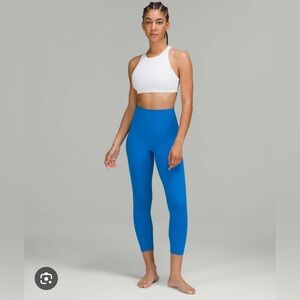 Align Lululemon leggings in colour poolside blue